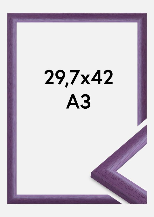 Cadre Cornwall Verre Acrylique Violet 29,7x42 cm (A3)