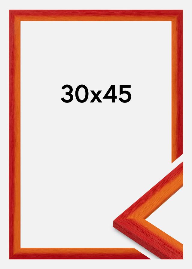 Cadre Cornwall Verre Acrylique Rouge 30x45 cm