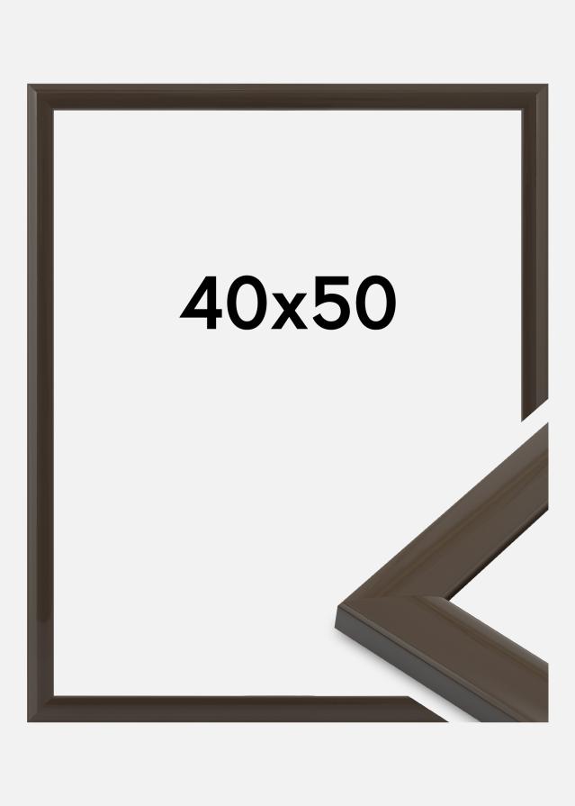 Cadre Dorset Verre Acrylique Gris Foncé 40x50 cm