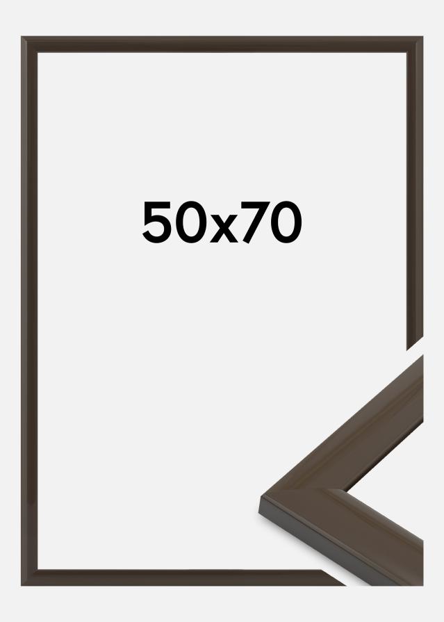 Cadre Dorset Verre Acrylique Gris Foncé 50x70 cm