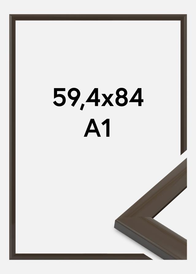 Cadre Dorset Verre Acrylique Gris Foncé 59,4x84,1 cm (A1)