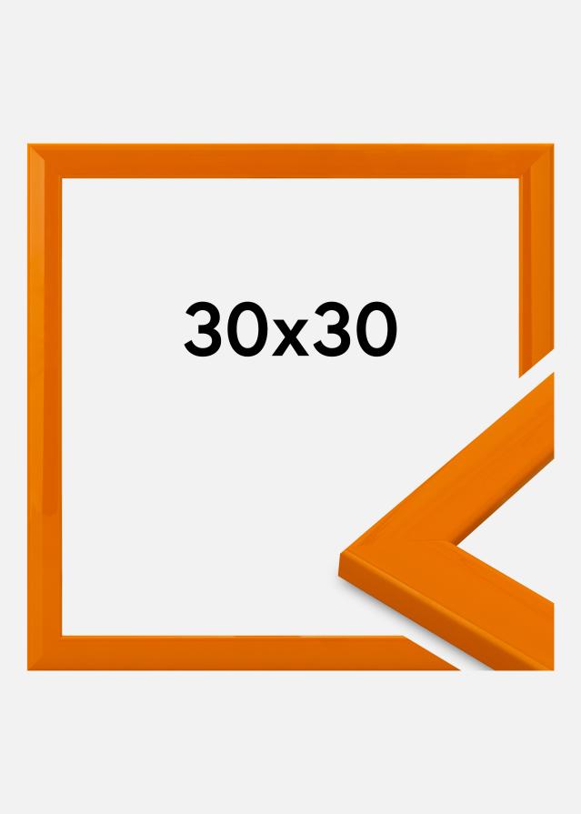 Cadre Dorset Verre Acrylique Orange 30x30 cm