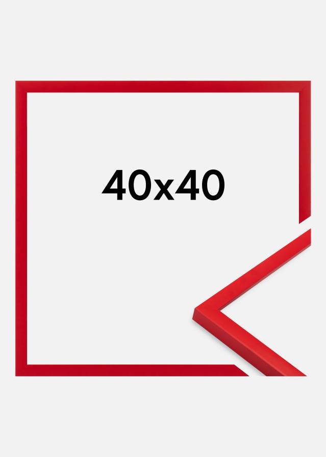 Cadre Kent Verre Acrylique Rouge 40x40 cm