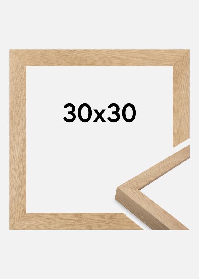 Cadre Wells Verre Acrylique Chêne 30x30 cm