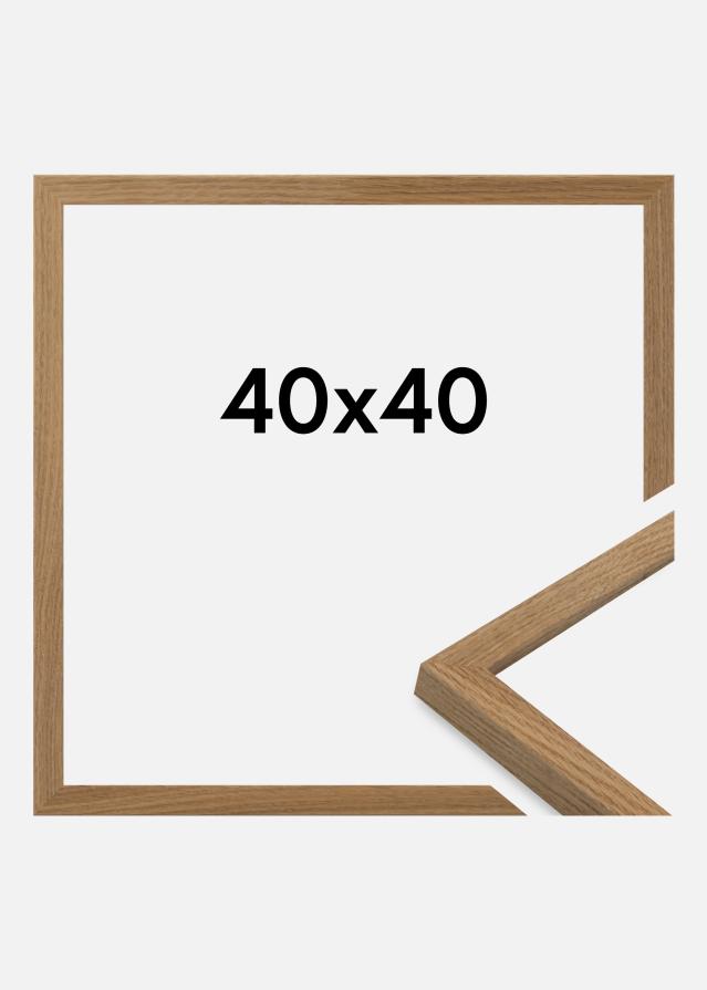 Cadre Salisbury Verre Acrylique Chêne 40x40 cm