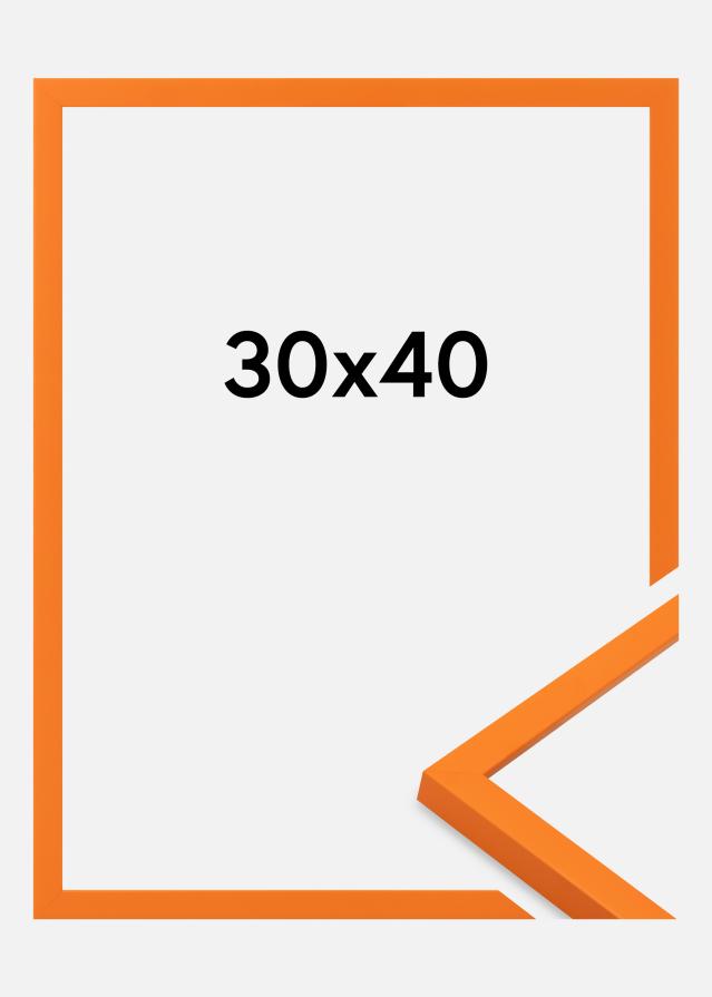 Cadre Kent Verre Acrylique Orange 30x40 cm