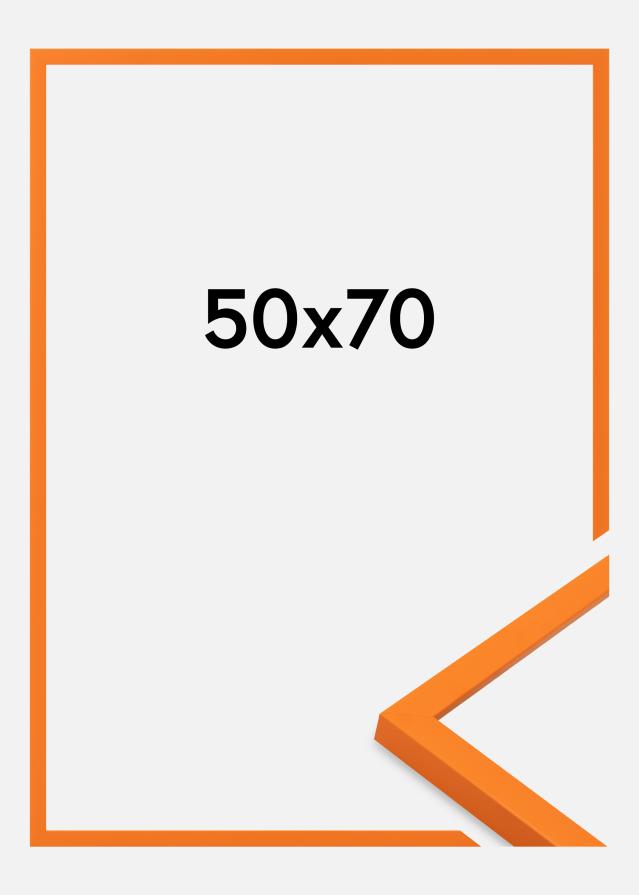 Cadre Kent Verre Acrylique Orange 50x70 cm