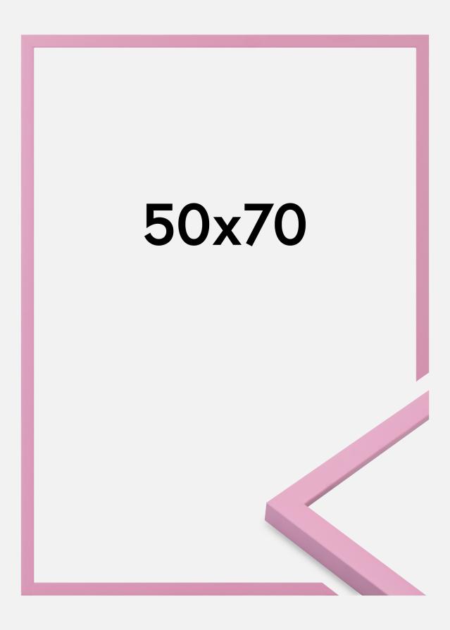 Cadre Kent Verre Acrylique Rose 50x70 cm