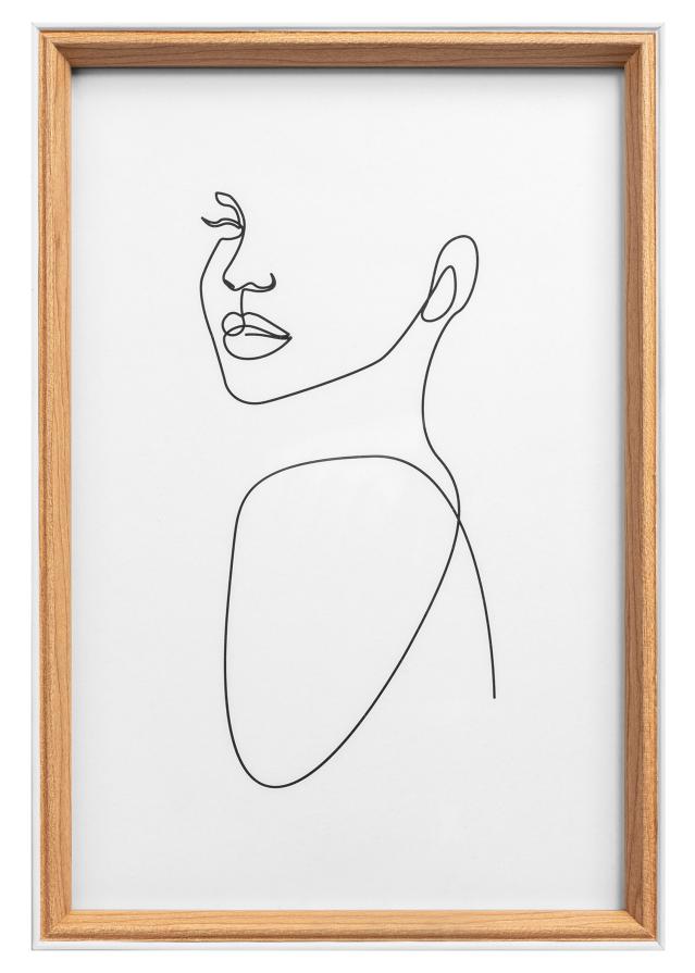 Cadre Silhouette Chêne 20x30 cm