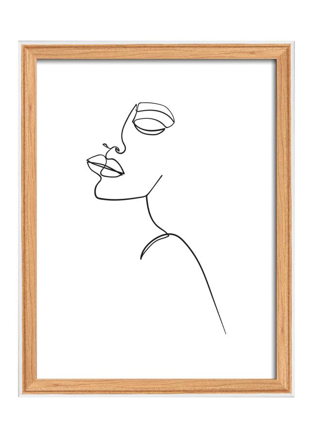 Cadre Silhouette Chêne 15x20 cm