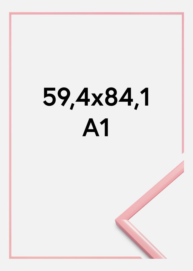 Cadre New Lifestyle Verre acrylique Rose 59,4x84,1 cm (A1)