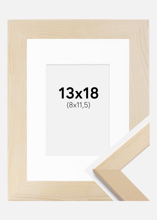 Cadre Trendline Nature 13x18 cm - Passe-partout Blanc 9x12 cm