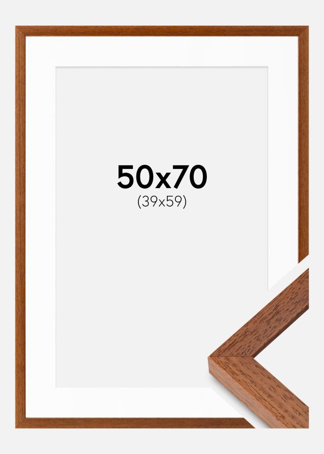 Cadre Hermes Livre 50x70 cm - Passe-partout Blanc 40x60 cm