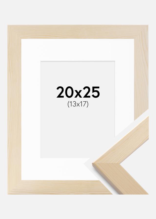 Cadre Trendline Nature 20x25 cm - Passe-partout Blanc 14x18 cm
