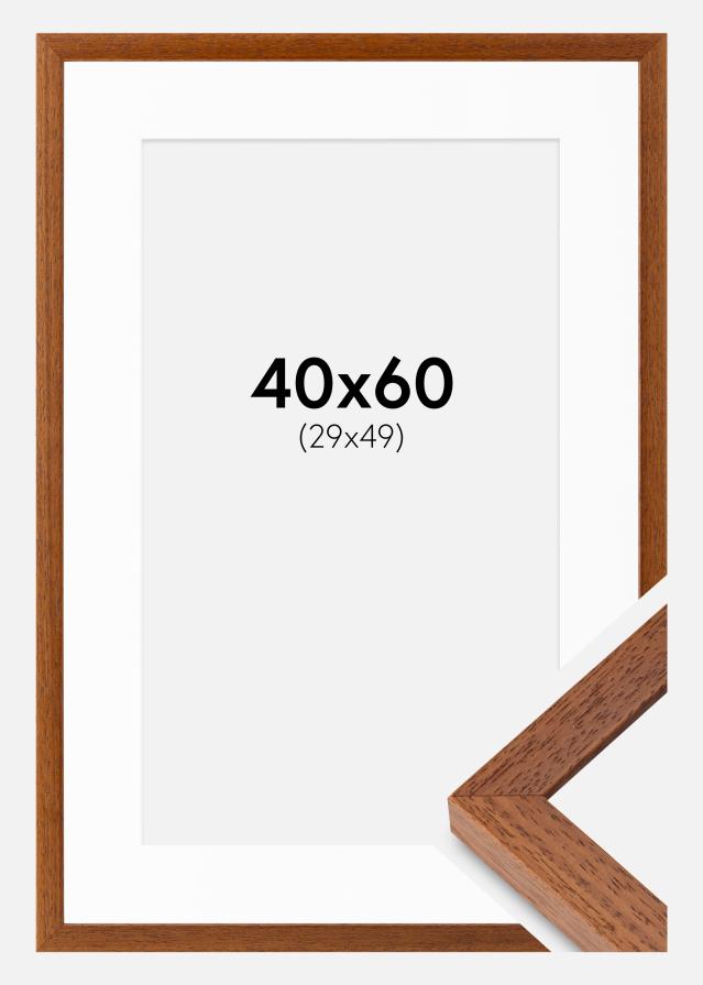 Cadre Hermes Livre 40x60 cm - Passe-partout Blanc 30x50 cm