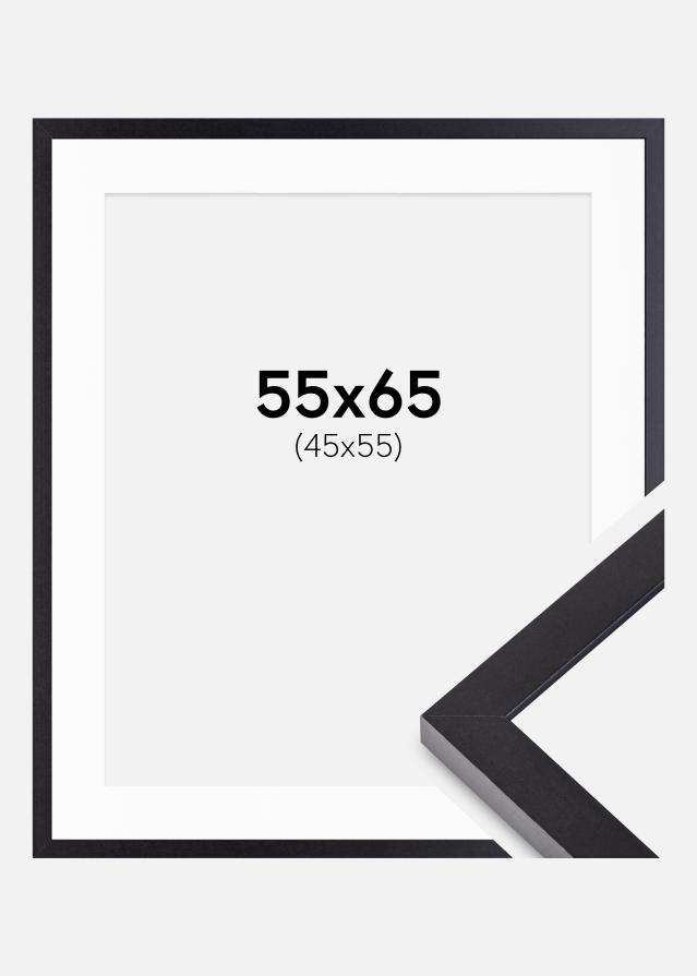 Cadre Selection Noir 55x65 cm - Passe-partout Blanc 46x56 cm