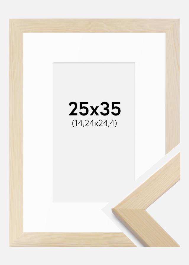 Cadre Trendline Nature 25x35 cm - Passe-partout Blanc 6x10 inches