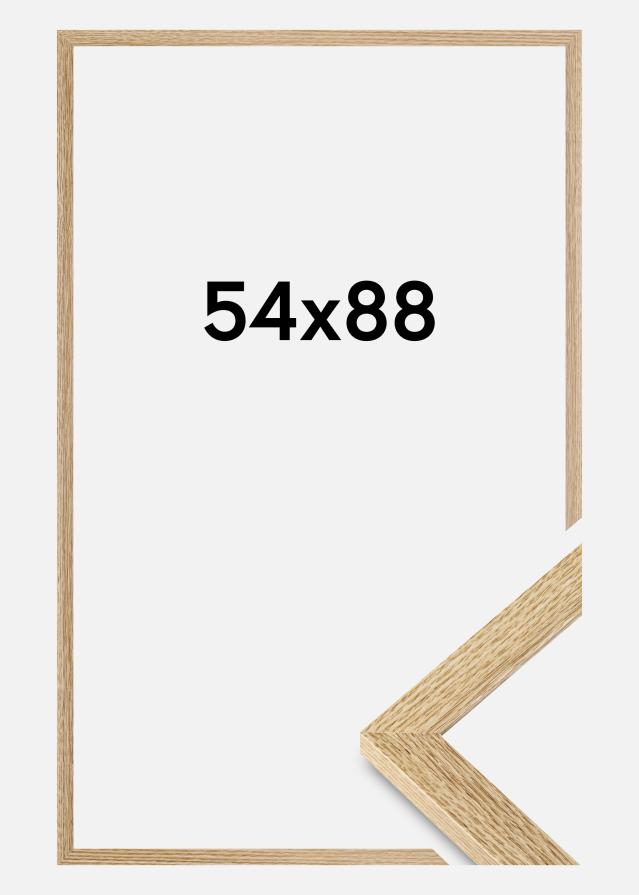 Cadre Selection Verre Acrylique Chêne 54x88 cm