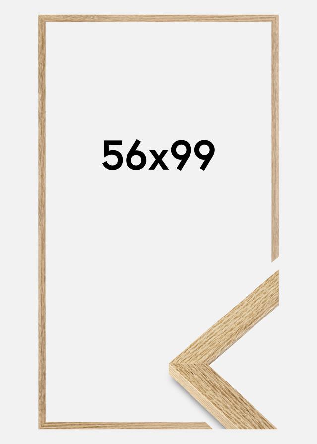 Cadre Selection Verre Acrylique Chêne 56x99 cm