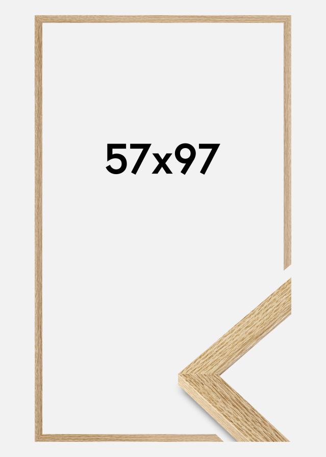 Cadre Selection Verre Acrylique Chêne 57x97 cm