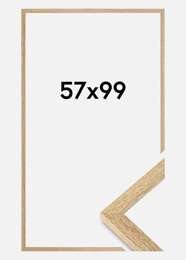 Cadre Selection Verre Acrylique Chêne 57x99 cm