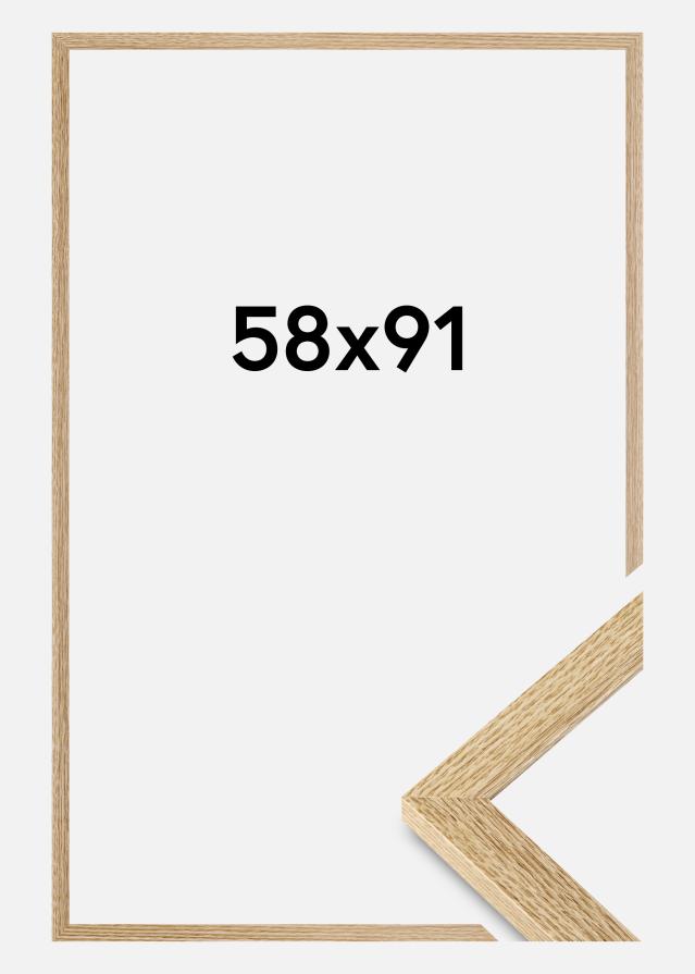Cadre Selection Verre Acrylique Chêne 58x91 cm