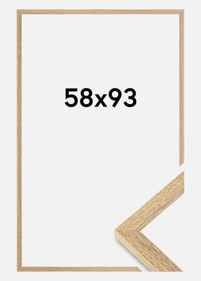 Cadre Selection Verre Acrylique Chêne 58x93 cm