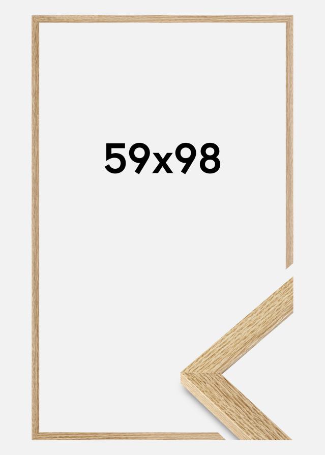 Cadre Selection Verre Acrylique Chêne 59x98 cm
