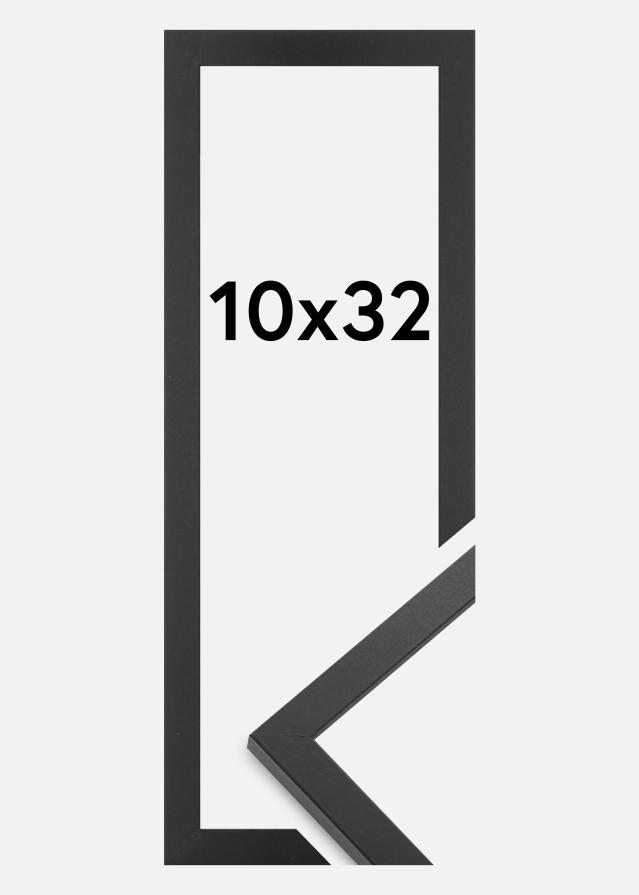Cadre Trendy Verre Acrylique Noir 10x32 cm