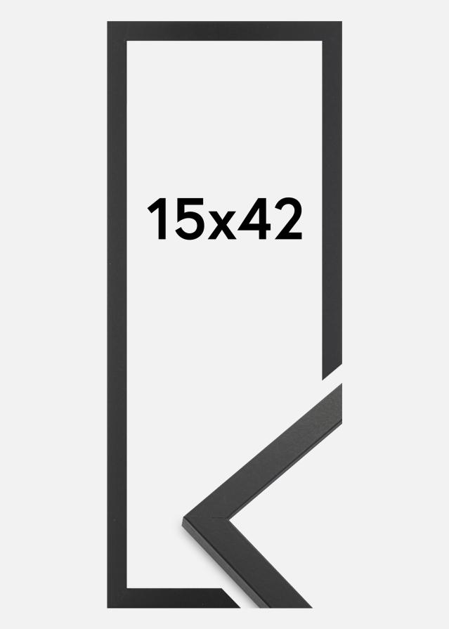 Cadre Trendy Verre Acrylique Noir 15x42 cm