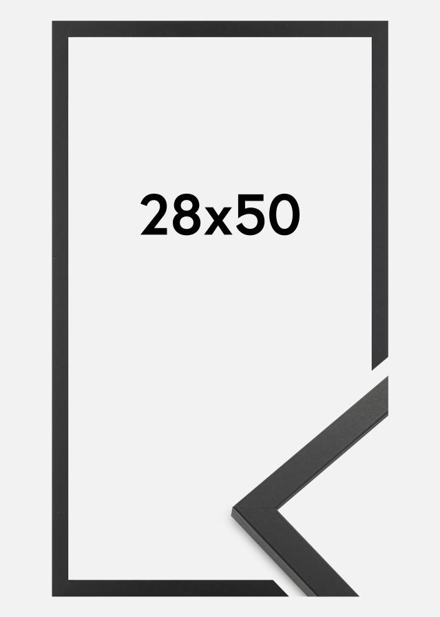 Cadre Trendy Verre Acrylique Noir 28x50 cm