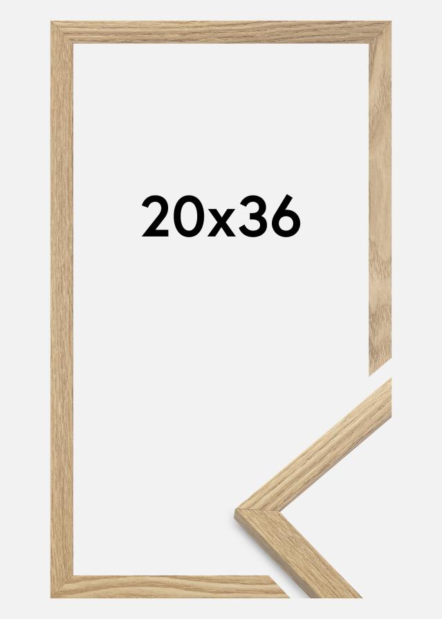 Cadre Trendy Verre Acrylique Chêne 20x36 cm