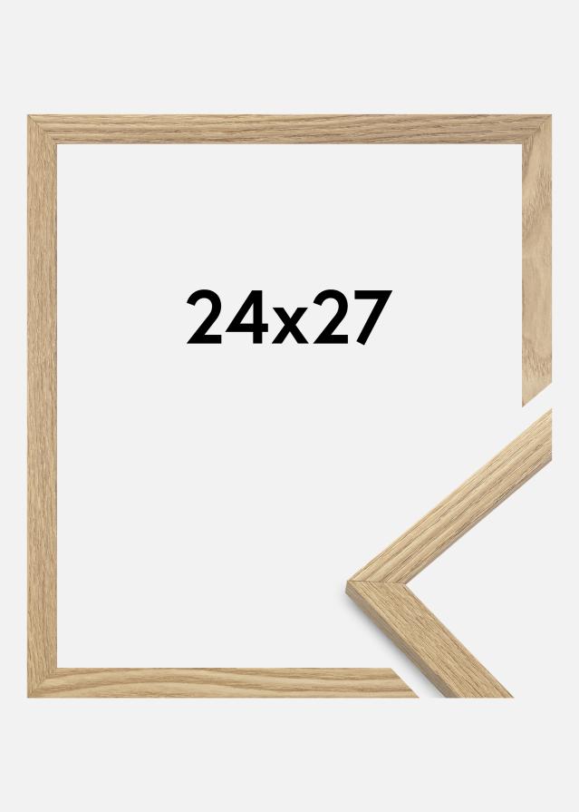 Cadre Trendy Verre Acrylique Chêne 24x27 cm