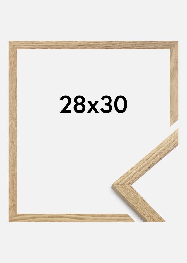 Cadre Trendy Verre Acrylique Chêne 28x30 cm