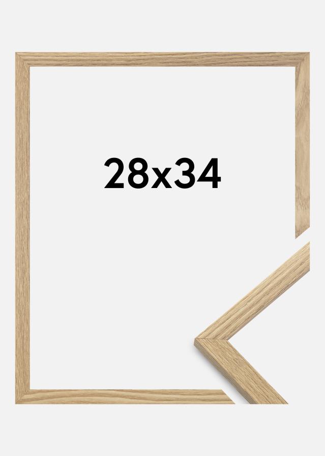 Cadre Trendy Verre Acrylique Chêne 28x34 cm