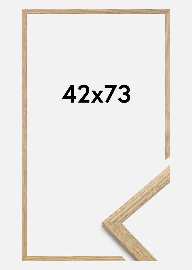 Cadre Trendy Verre Acrylique Chêne 42x73 cm