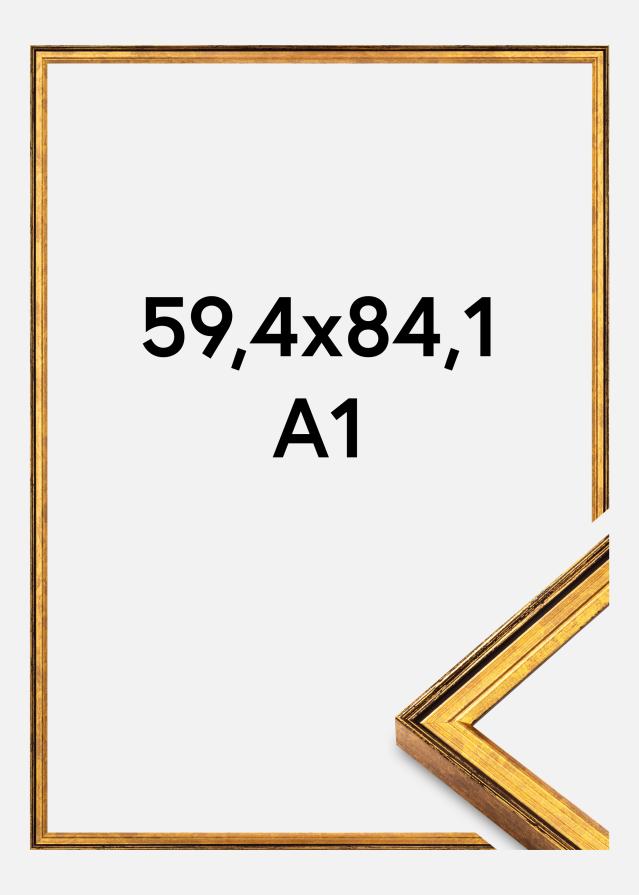 Cadre Ringa Plexiglas Doré 59,4x84,1 cm (A1)
