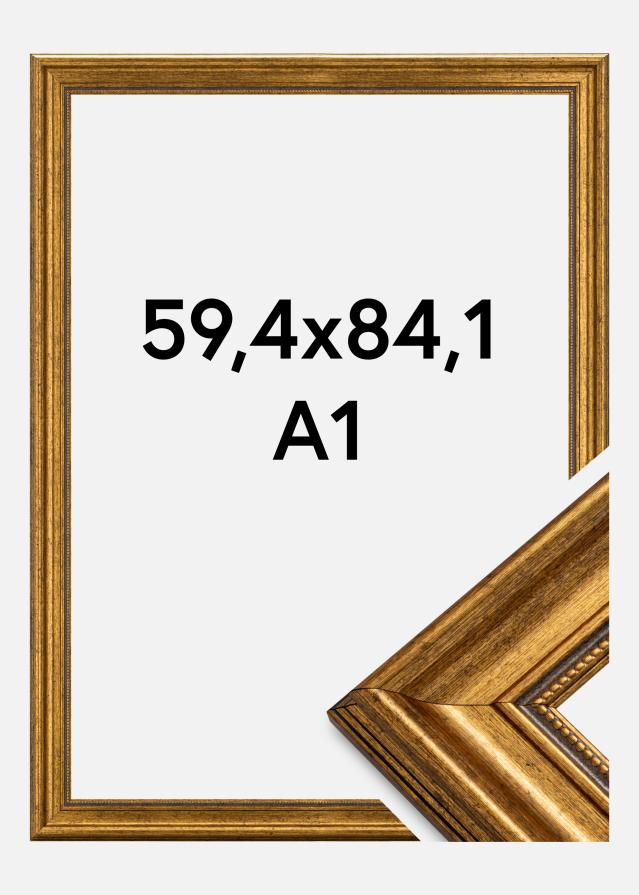 Cadre Rokoko Verre Acrylique Or 59,4x84,1 cm (A1)