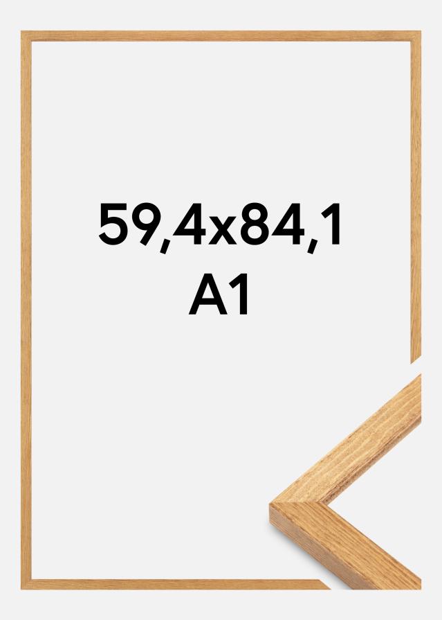 Cadre Tulipa Acrylique Chêne massif 59,4x84,1 cm (A1)