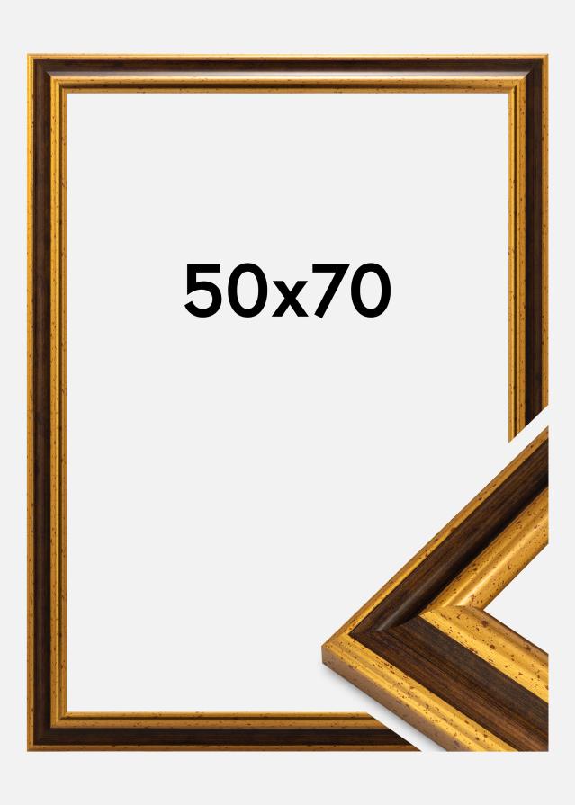 Cadre Aberystwyth Verre Acrylique Or 50x70 cm