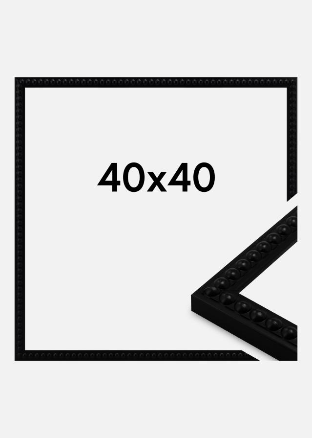 Cadre Perla Verre Acrylique Noir 40x40 cm