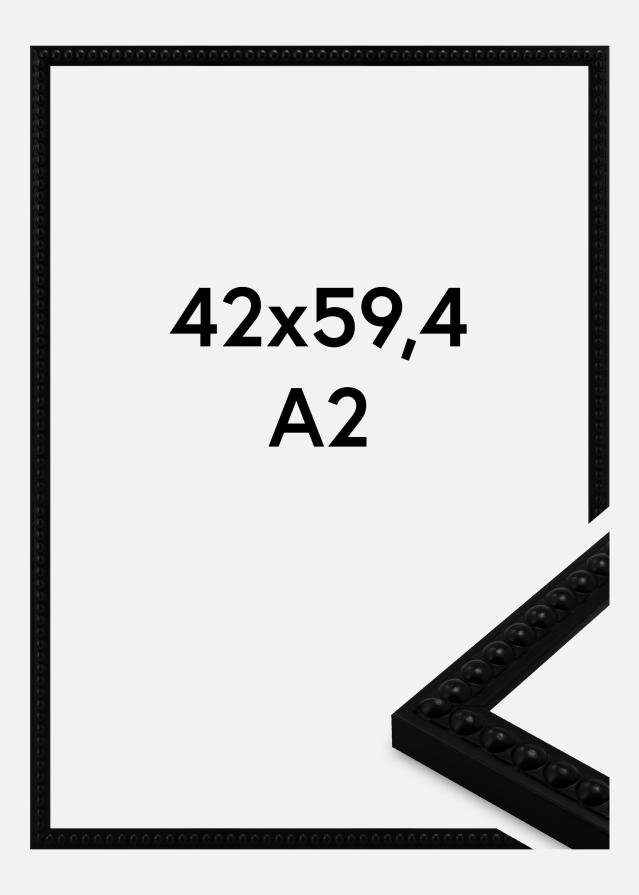 Cadre Perla Verre Acrylique Noir 42x59,4 cm (A2)