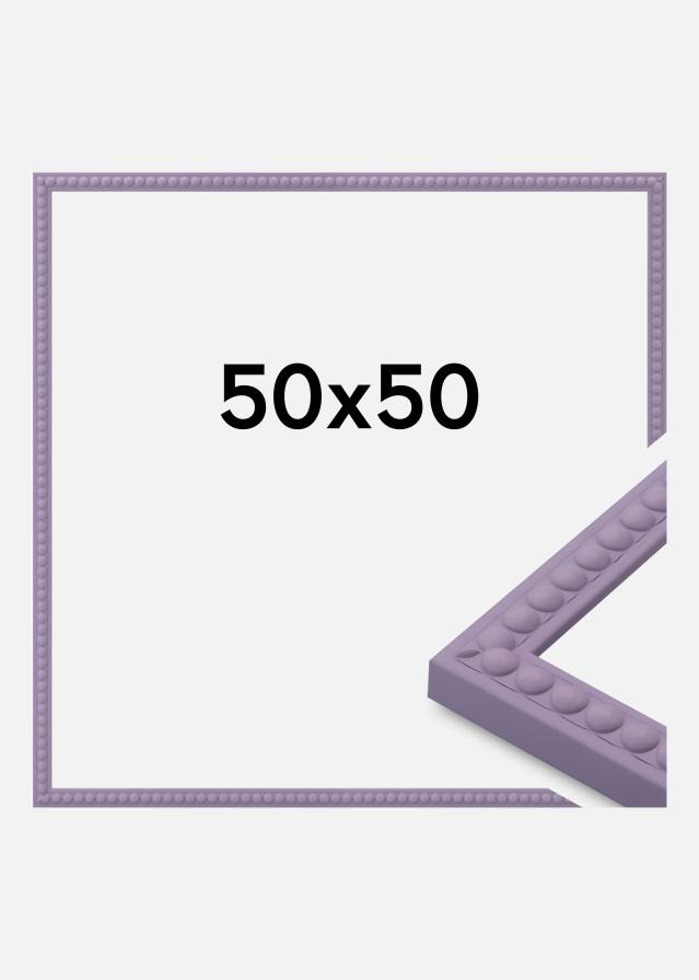 Cadre Perla Verre Acrylique Violet 50x50 cm