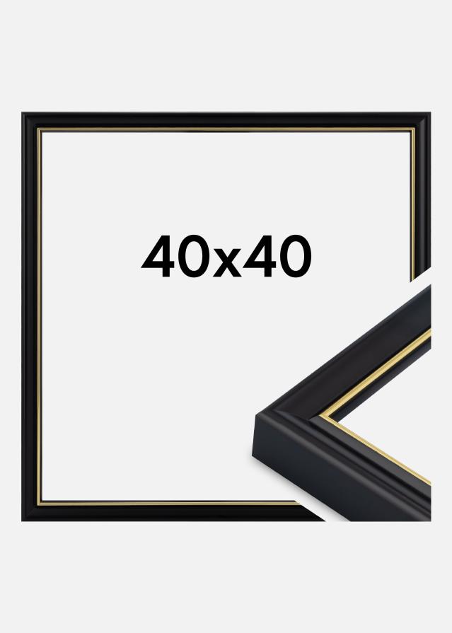 Cadre Canterbury Verre Acrylique Noir 40x40 cm