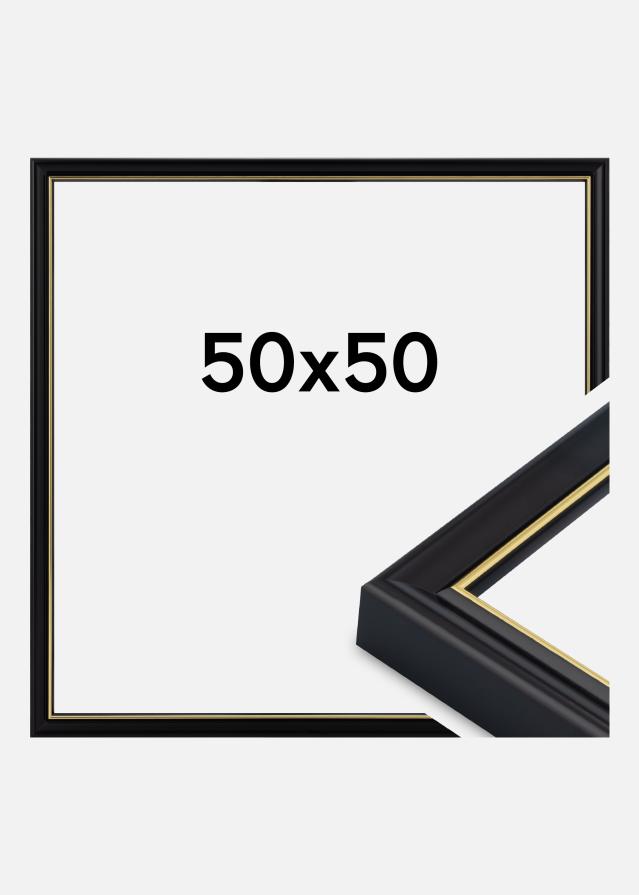Cadre Canterbury Verre Acrylique Noir 50x50 cm