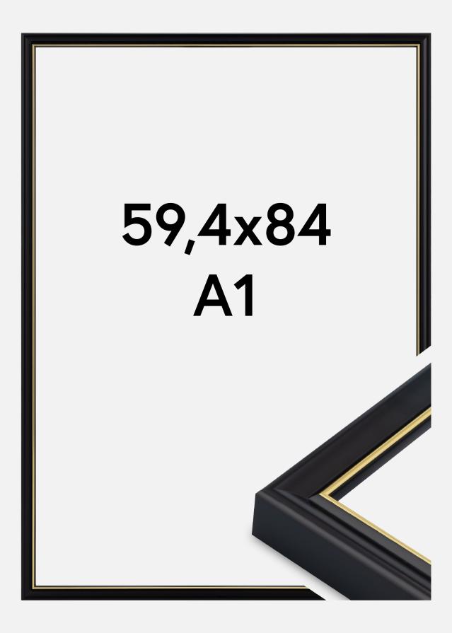 Cadre Canterbury Verre Acrylique Noir 59,4x84,1 cm (A1)