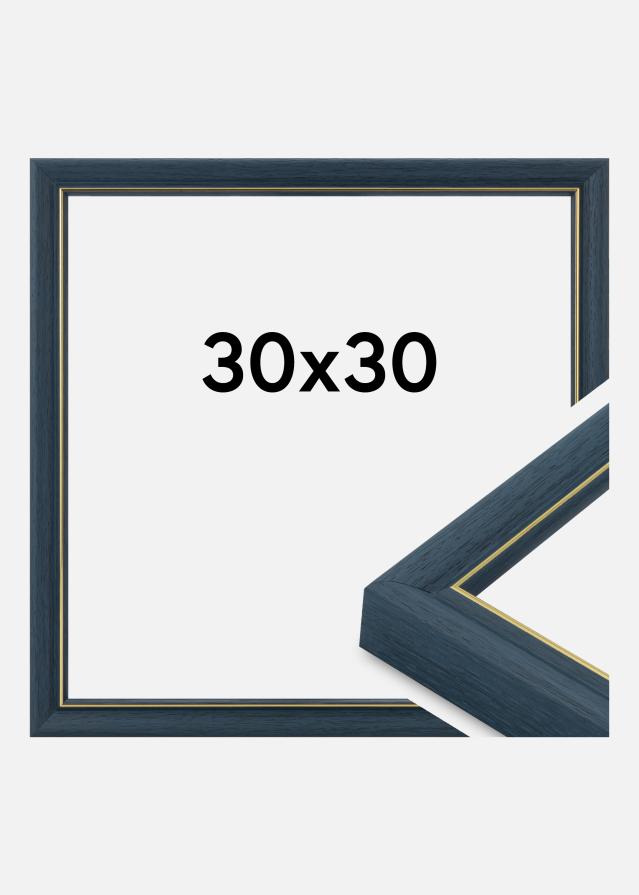 Cadre Canterbury Verre Acrylique Bleu 30x30 cm