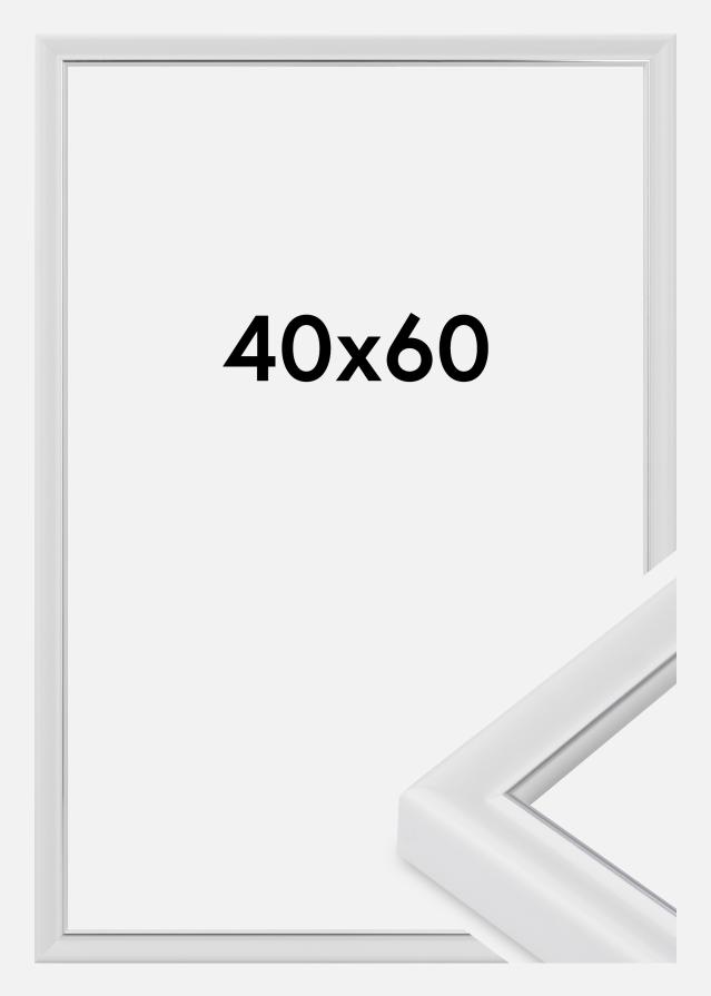 Cadre Canterbury Verre Acrylique Blanc 40x60 cm