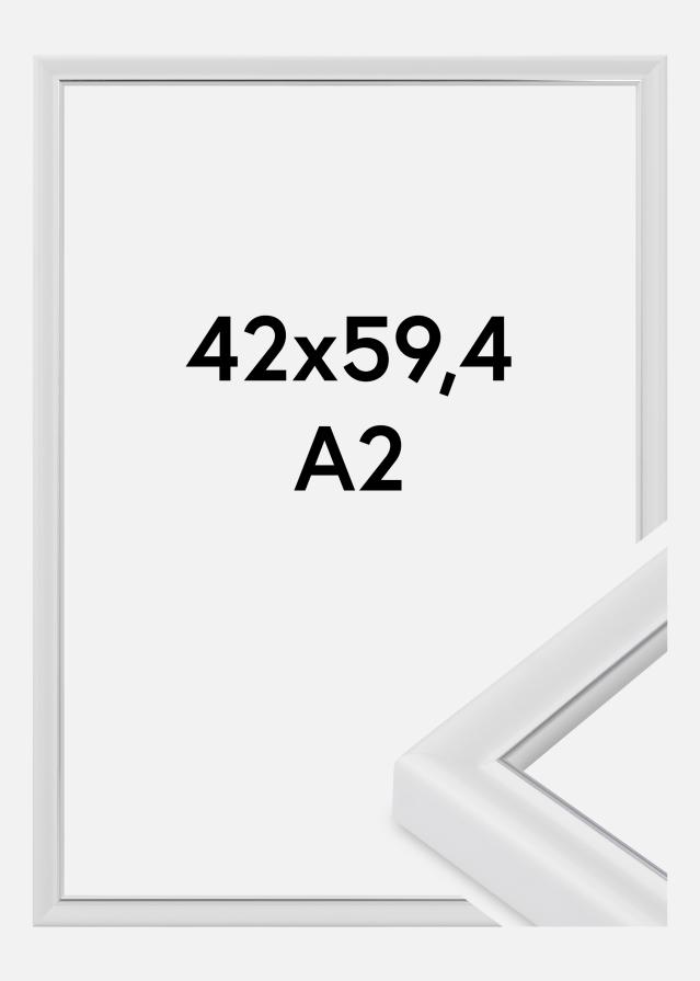 Cadre Canterbury Verre Acrylique Blanc 42x59,4 cm (A2)