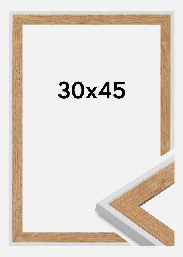 Cadre Clearline Verre Acrylique Blanc 30x45 cm